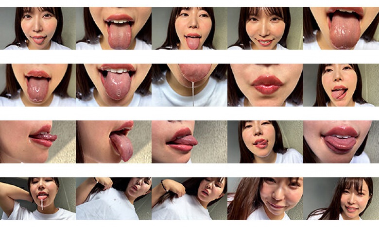 Model Maina-chan approaches me on a street corner and lets me observe her mouth.:Thumnail