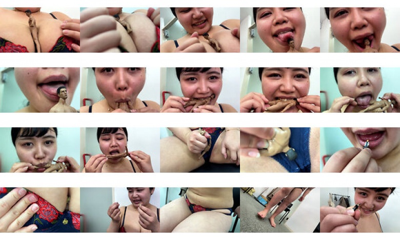 Minori用大量口水舔M男娃娃:样本图像