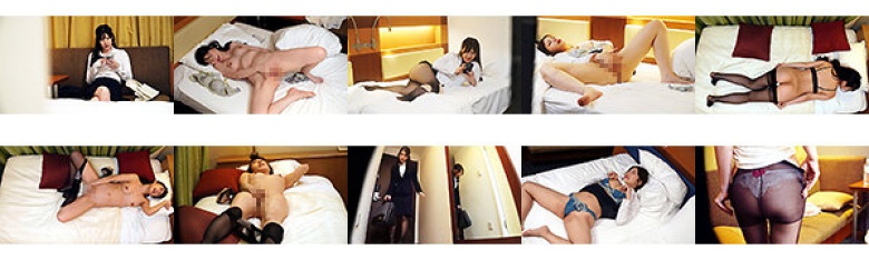 出張先ビジネスホテル 仕事から解放された女子社員オナニー 覗かれた女子10人:イメージ画像