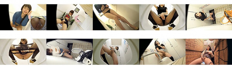 Peeking is strictly prohibited! Women's toilet secret masturbation 40 people:Thumnail