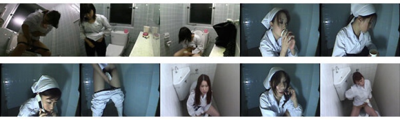 給食センターで働くおばさんのトイレ盗撮 尿検査採取映像2 38人:イメージ画像