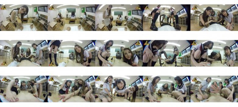 【VR】学校で集団痴女プレイ！:イメージ画像