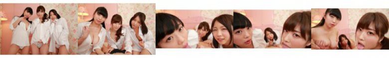 【VR】SODstar市川まさみ、桐谷まつり、戸田真琴の3人に囲まれ最初から最後までひたすらベロキスされながら密着囁きハーレム手コキッス:イメージ画像