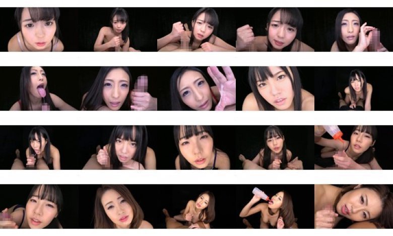濡れ顔ガン見手コキ:イメージ画像