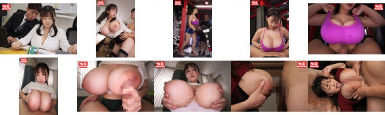 穿衣服也藏不住的K罩杯巨乳，4种异次元乳交场景神乐百华:样本图像