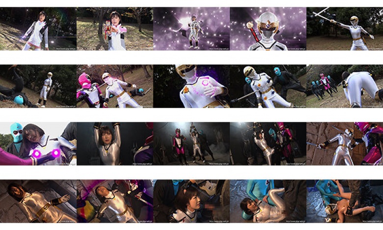 超级英雄处于危险之中！呢第97卷hikari shinobin sentai shinobinger shinobing shinobi白色kamishira mio:样本图像