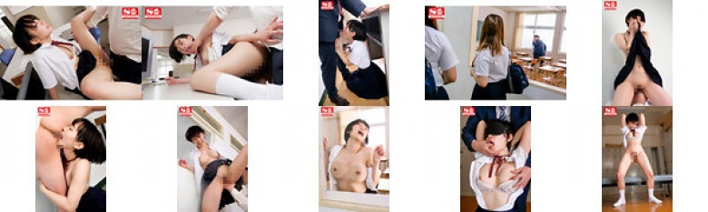 放弃生活的萝莉控老师在学校教室和走廊里不断强奸她，她被训练成感觉良好并成为世界上最色情的女孩Raw Yura Kano:样本图像