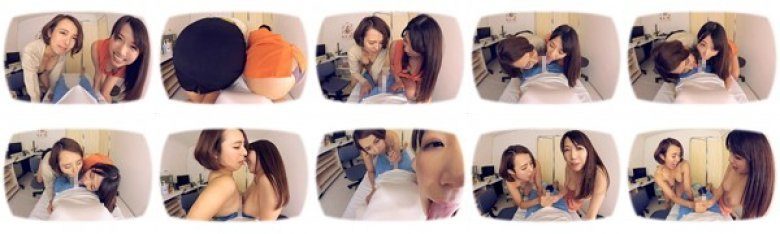 【VR】働く女達の性事情〜女教師2人のフェラチオ看護〜:イメージ画像
