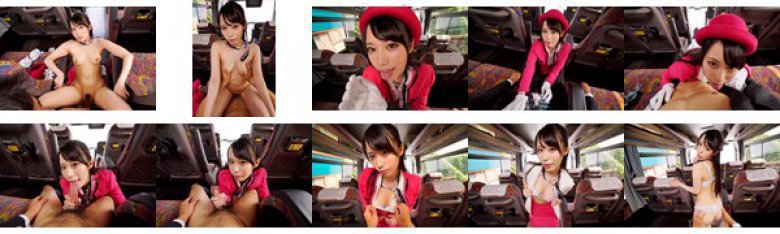 【VR】美人バスガイドと車内セックス 川菜美鈴【リアル映像】:イメージ画像