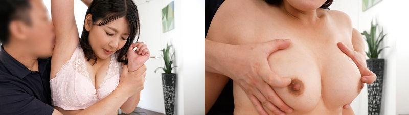 涙目で「もっと責めて」と哀願する超敏感体質美乳奥様:イメージ画像