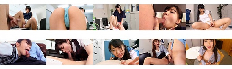 ミニスカエロボディのOL達が男性社員のち○ぽを挑発 オフィスで射精させてあげる!!:イメージ画像