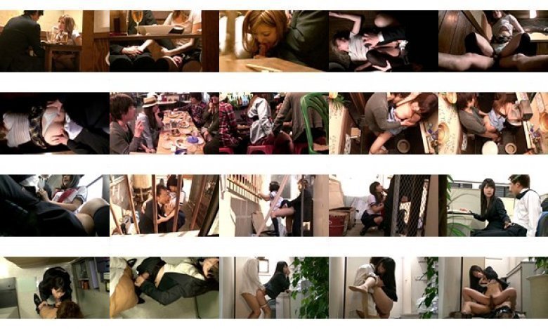 近くに人がいる所で声を出さずにSEX！:样本图像