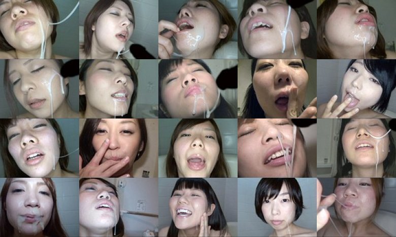 100人の白濁液汚れ顔 第2集:イメージ画像