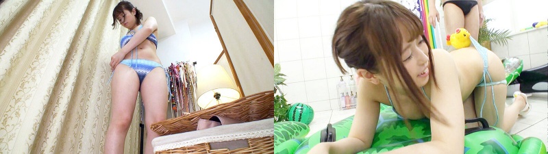 素人お嬢さんが水着に着替えて参加! ヌルヌル泡々ソープ体験 前田のの:イメージ画像