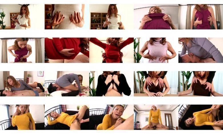 オトナノふぇち 「着衣巨乳×ニット」 松すみれ:样本图像