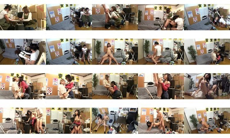 パートの人妻さんが若い従業員をこっそり連れ込んで楽しむヤリ部屋になっているバイト先の休憩室:イメージ画像