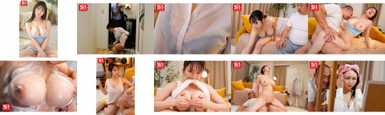 看到她巨大的乳沟和透过宽松吊带背心清晰可见的乳晕，我的理智崩溃了。无保护的诱惑NTR南泽海美香晚上末班车开完被邀请去下属家:样本图像