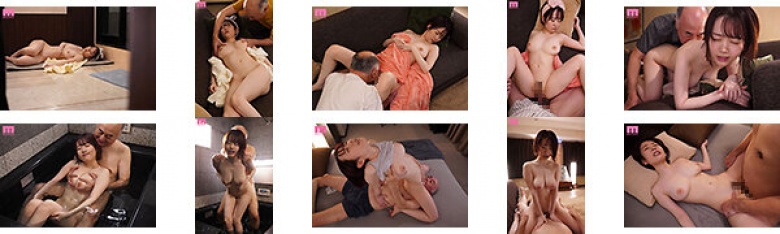 睡姦 びちょ濡れでのぼせやすい私は性欲お化けのお義父さんに舐め堕ちさせられています…。 水卜さくら:イメージ画像