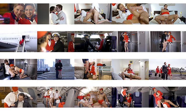 【Marc Dorcel】Dorcel Airlines~新人キャシー ワンチャンしちゃった機長とムラムラ初フライト~:イメージ画像