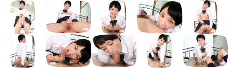 【VR】向井藍 手コキの鬼才！！JKに見つめられながら至極の快感:イメージ画像