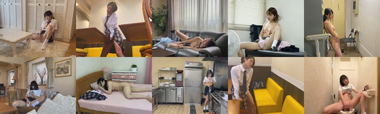 制服少女が部屋で1人きり…秘密の自慰をこっそり隠し撮り 声を漏らして快感に没頭する無防備オナニー盗撮 美少女10人230分:イメージ画像