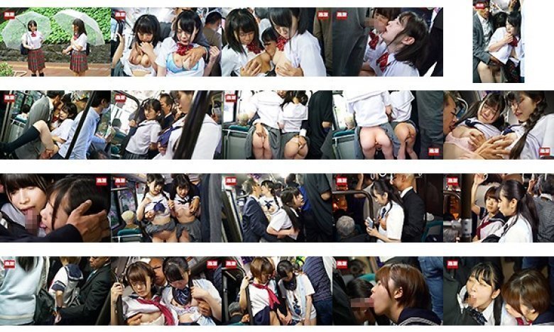 仲良し2人組いじり比べ痴漢2 友達の前で交互にイカされた女子○生:イメージ画像