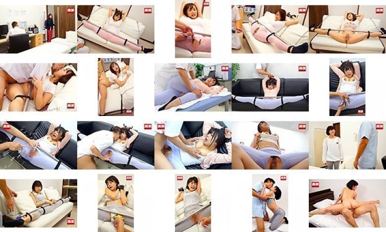 180°股裂き拘束されたまま吸引器具で大きくなったクリを責められイキまくる軟体女:イメージ画像