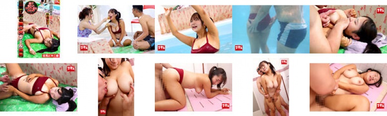 日焼けあと美少女プール羞恥 巨乳ビキニ娘:イメージ画像