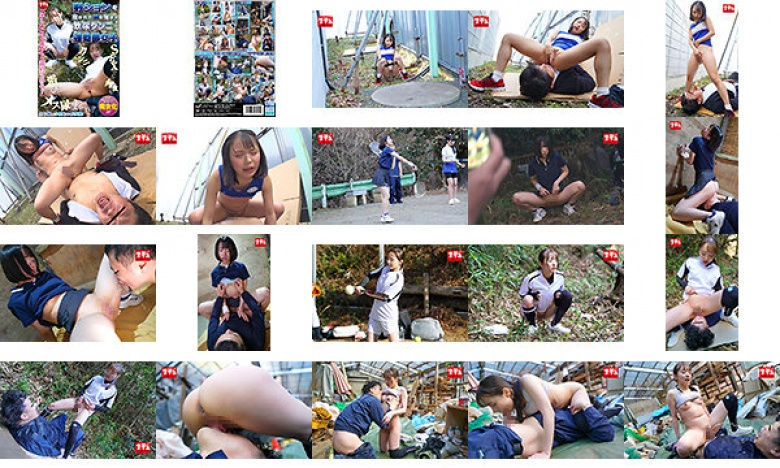 “如果您喜欢看小便，为什么不尝试舔它？”运动俱乐部的女孩抓住了一个在野外偷看的男人，让他喝尿液并嗅着她的cunnilingus。:样本图像