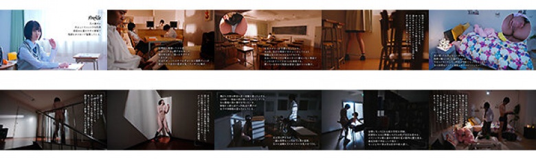 总是因为太湿而陷入麻烦的野濑女士，偷偷地想要自慰，这是她喜欢的，同时在晚上无人的情况下在学校发出呆滞的声音。:样本图像