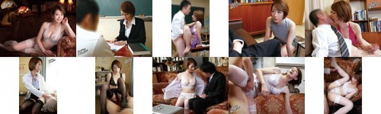 官能的な下着姿で男たちを惑わせる淫乱ミセスの妖艶ランジェリー性交 岡村麻友子:イメージ画像