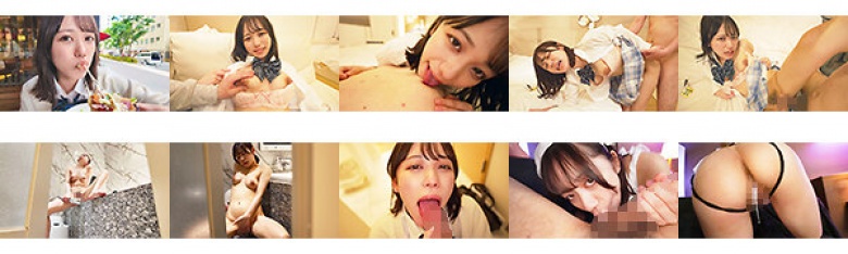 「ヒマしてるなら、一緒に遊びませんか？」こんな可愛い子が俺を逆ナン！？あざと可愛い痴女J系が発情しながら迫ってきてイチャラブ中出しSEX（メスガキ17） 小野寺舞:イメージ画像