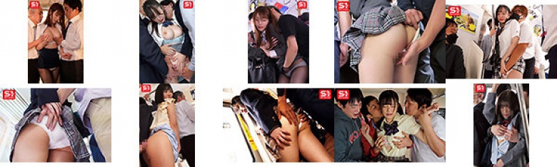 女人再好看，也抵挡不住真正快感的猥亵和高潮……火车上摔倒的31个顶级美女，8小时:样本图像