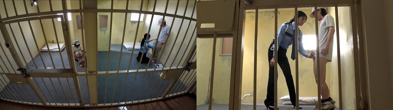 「性犯罪撲滅治療院」 異常性欲犯罪ち〇ぽを、女性看守・M さん（既婚）が冷徹指導します 症状の重い独居房囚人の性交治療:イメージ画像