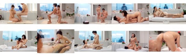 一般男女モニタリングAV マジックミラーの向こうには愛する旦那(=むすこ)!ずっとヤリたいと思っていたむすこの嫁と義父が初めてのぬるぬるソープ体験!:イメージ画像