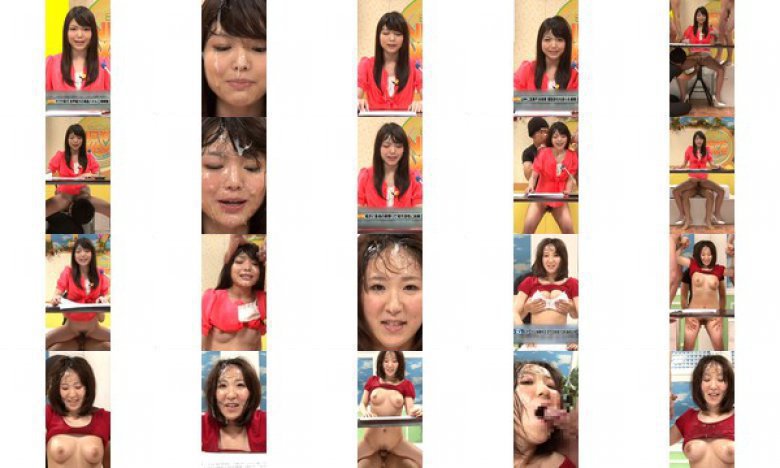 【スマホ推奨】女子アナに顔射！×女子アナの穴に中出し3どんなに気持ち良くても笑顔で無反応貫きスペシャル:样本图像