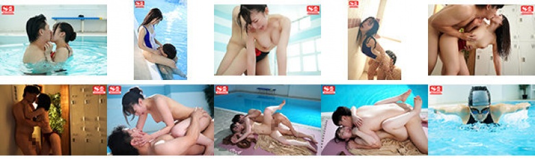 スイミングNTR 競泳水着の健康的で絞まった肉体 美女インストラクターがハマった愛する彼の知らないビショ濡れゲス浮気 潮美舞:イメージ画像