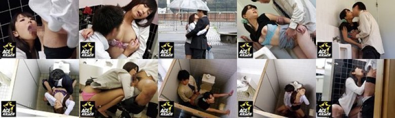 仕事中にエロ妄想が止まらないOLは、欲求不満解消のために男をトイレに誘惑して…:イメージ画像