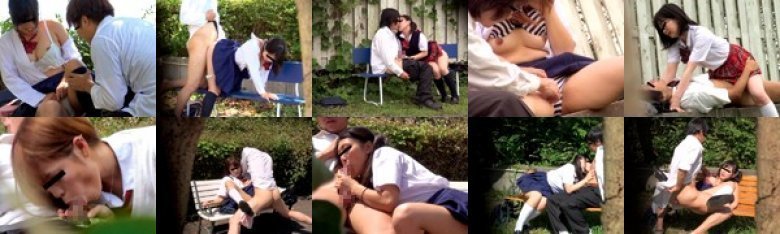 投稿者ヒデさん 野外青姦シリーズ実録！ 臨海公園でセックスする○校生カップル盗撮 「いまどき○校生たちのガチンコSEXリポート」:イメージ画像