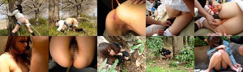 お花見浣腸三昧！大勢のお花見客の中で強制浣腸！アナルモザ無しVer！:イメージ画像