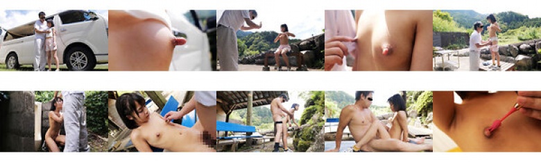 息子の同級生のちびっこと恥ずかし露出温泉旅行「可愛い顔して乳頭が長くて卑猥だねえ」と執拗なまでの乳首弄りの刑。もちろんお互いの親御さんには内緒です。:イメージ画像