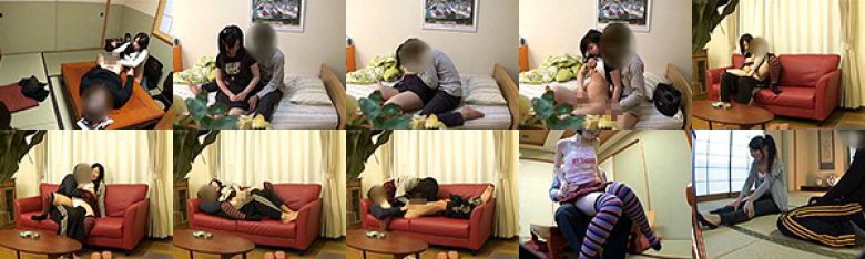 個・投稿 ○リッ娘に手コキ強要！何も知らない黒髪○女にむしゃぶりつくオジさんたち！本編目線無しで勝手に発売！:イメージ画像