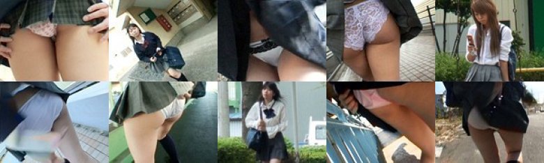 逮捕覚悟の決死のガチンコイタズラ！街で見かけたカワイイ女子校生を追っかけ背後からスカートめくり！純白、ピンク、水玉とカワイイパンティとピッチピチの太ももがたまりません！夢の生パンティ丸見え49連発！！:イメージ画像