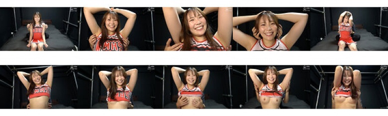 【くすぐり】脇＆乳首をいきなり男性スタッフにくすぐられるチアガール美女！ 沙つむぐ:イメージ画像