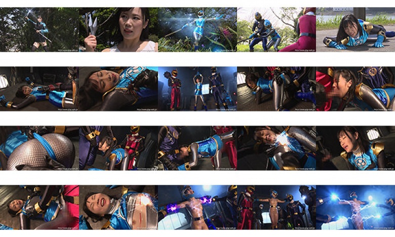 スーパーヒロイン絶体絶命!!Vol.93 聖忍戦隊カゲレンジャーカゲブルー 恐怖の闇の一族!カゲキラー兄弟登場!! 角名つむぎ:イメージ画像