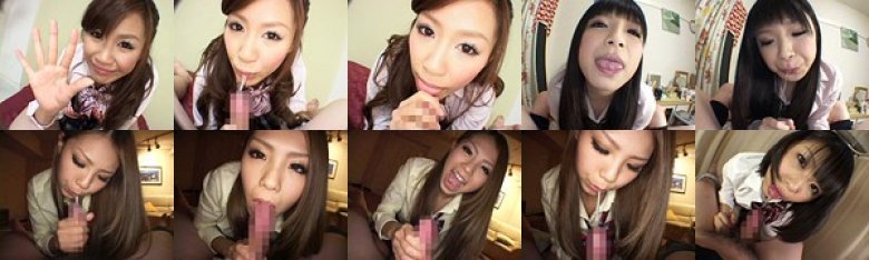 女子校生の涎たっぷり手コキ:イメージ画像