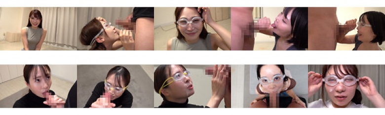 ゴーグル装着し、チ●ポからザーメン出るところ見ながら顔射される:イメージ画像
