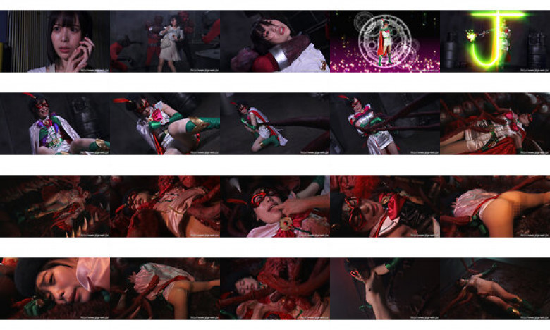Tentacle Cross Hell 7 Masked Beauty Saint Warrior Eclipse Yui Tenma:Thumnail