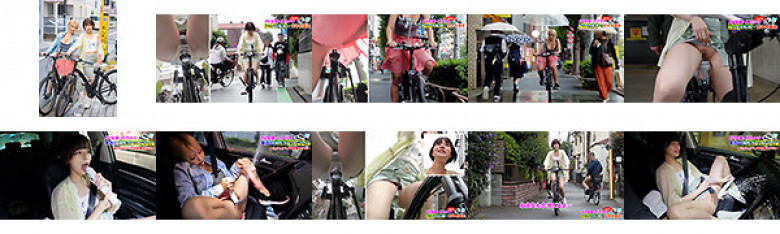 人気 AV 女優が挑戦!オシッコ我慢潮吹き街中アクメ自転車がイクッ!月乃ルナ 乙アリス:イメージ画像