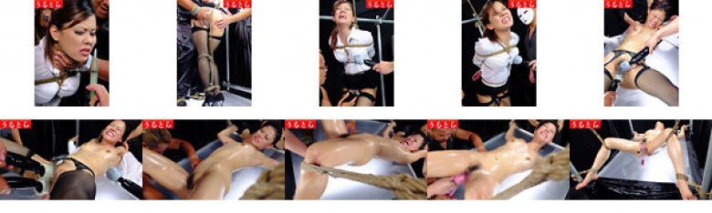 A female investigator who has been injected with a tremendous amount of power through her asshole is stripped naked and has her double holes fucked.:Thumnail